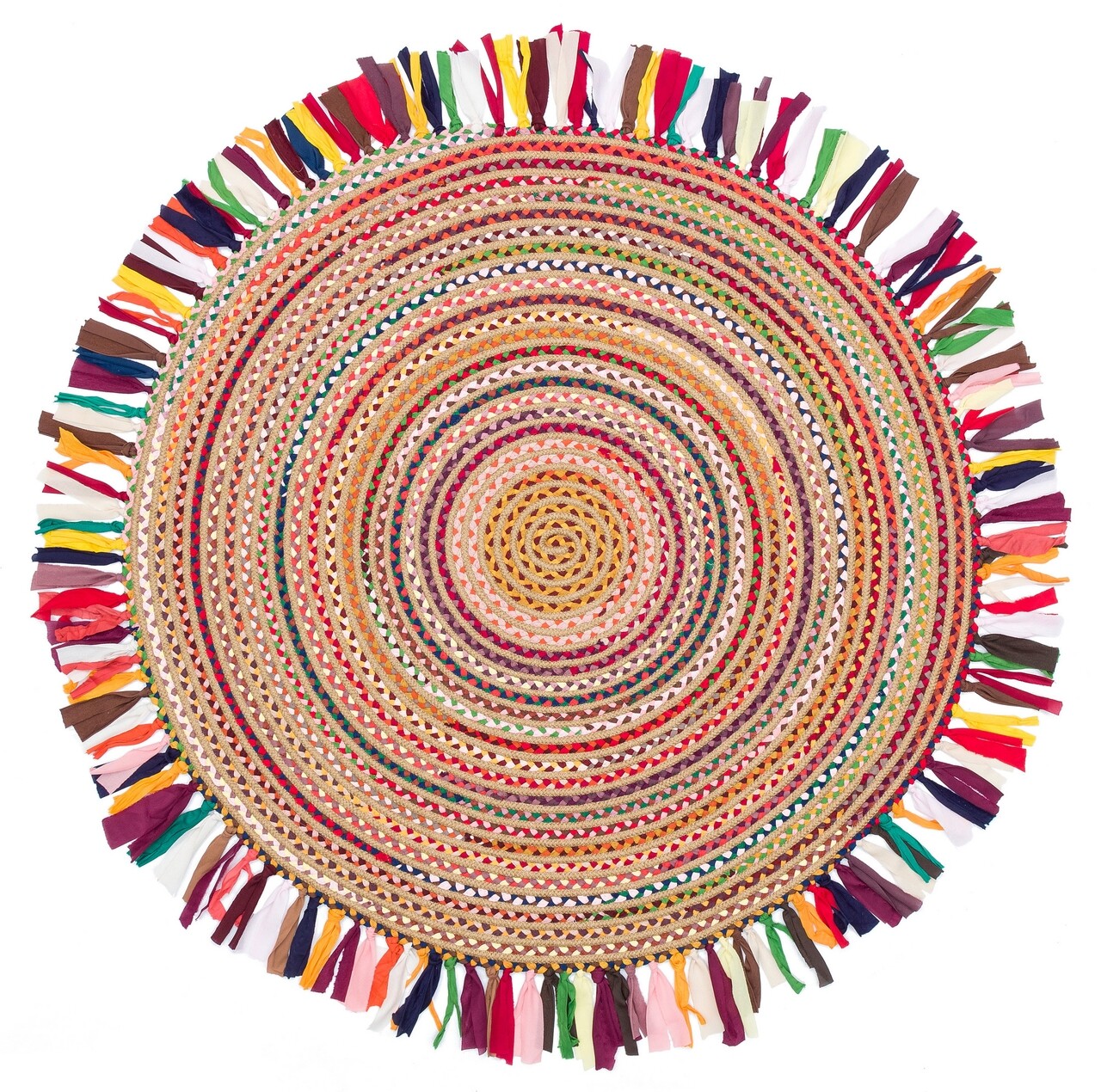 Covor Eko rezistent, CMX 04, 50% bumbac, 50% poliester,  150 cm Ø - imagine 5